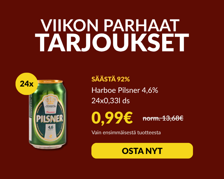 Harboe Pilsner 4,6% 24x0,33l ds